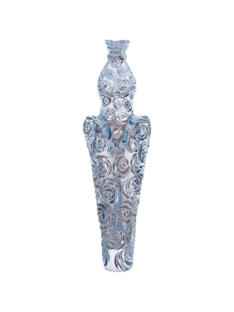 MITILIANE COUTURE sequin-embroidered floral maxi dress White 5214