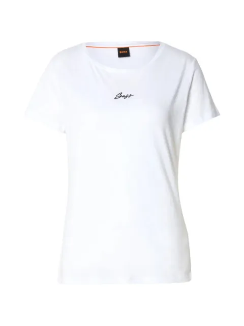 BOSS C-Elove embroidered-logo T-shirt White 50554696