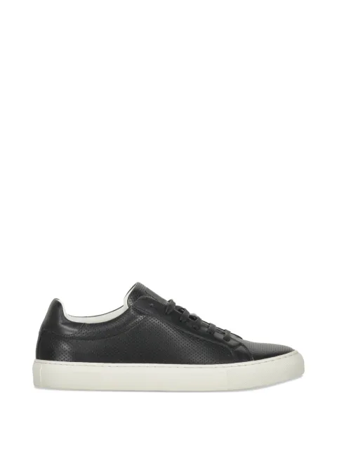Paul & Shark lace-up leather sneakers Black I18P8007