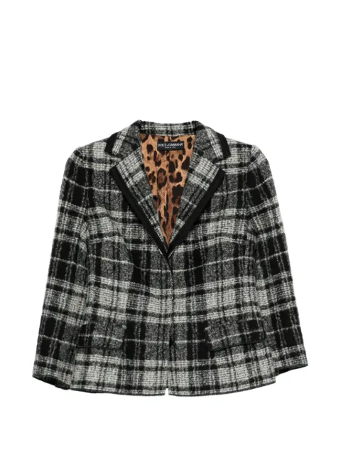 Dolce & Gabbana Pre-Owned tartan jacket Grey HOLADG139