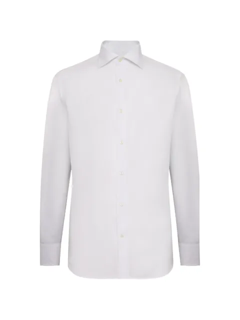 Boggi Milano dobby windsor-collar shirt White BO24C005001
