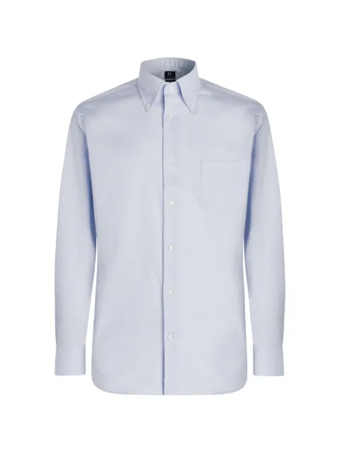 Boggi Milano long-sleeve pocket shirt Blue BO24C004302