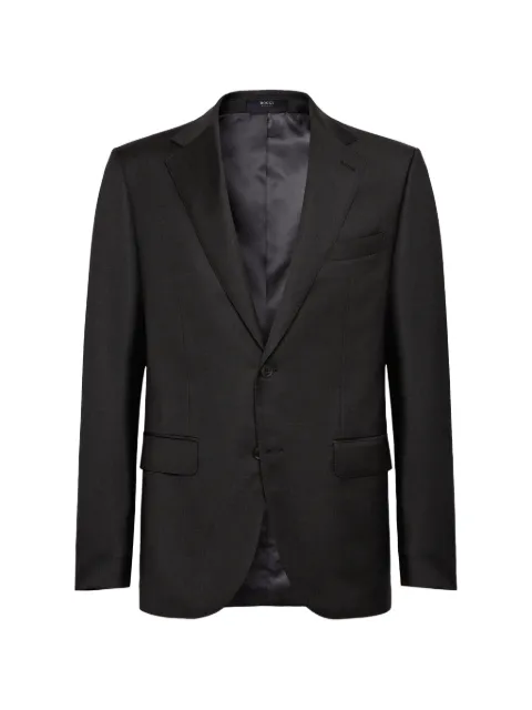 Boggi Milano single-breasted blazer Grey BO23C001602