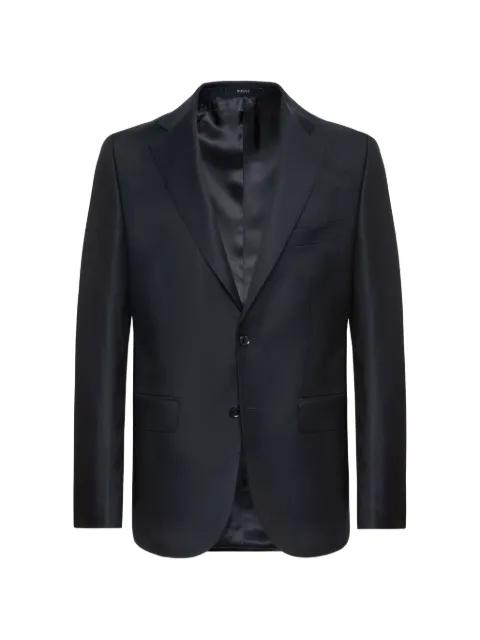 Boggi Milano single-breasted blazer Blue BO23C001601