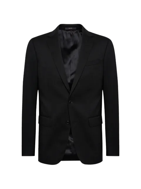 Boggi Milano single-breasted blazer Black BO23C001301