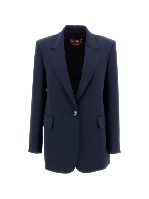 Max Mara flap-pockets blazer Blue 2616041025600