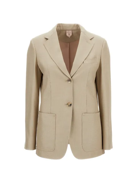 Max Mara button-fastening blazer Neutrals 2611041111600