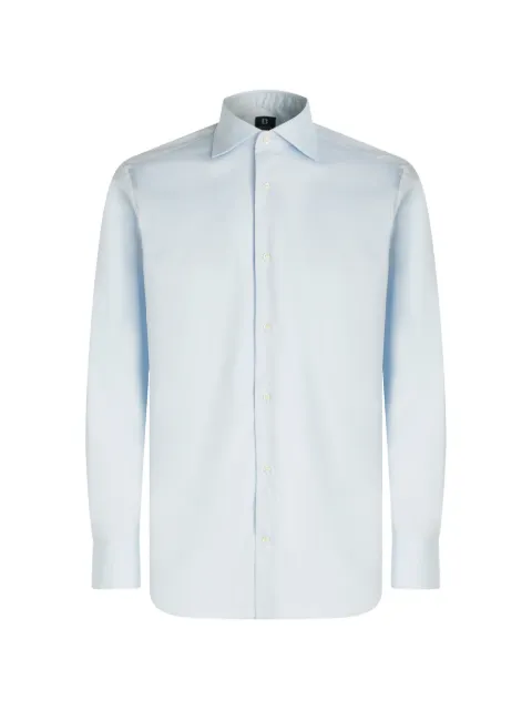 Boggi Milano pointed-collar shirt Blue BO24C004102