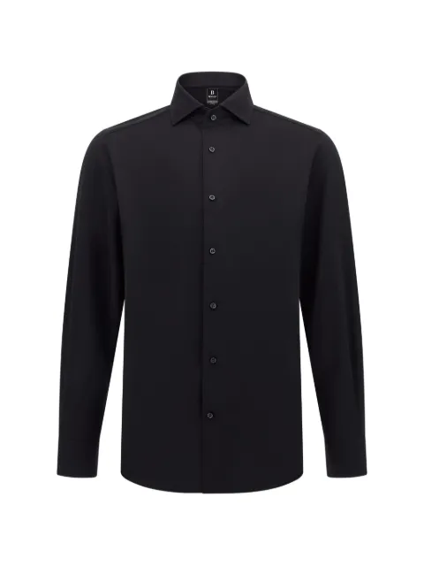 Boggi Milano pointed-collar shirt Black BO21C004105