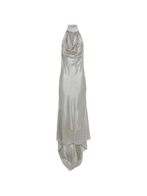 FROLOV silk maxi dress Silver 1326SLPLS24