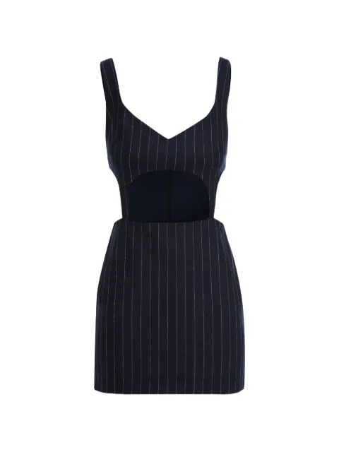 ZEYNEP ARCAY pinstripe mini dress Blue FW22DR08