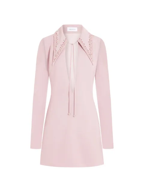 16Arlington Imre embellished-collar mini dress Pink DMN712SS2602CREPE