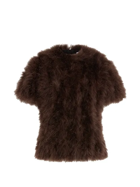 16Arlington Fara top Brown T442SS2601MARABOU
