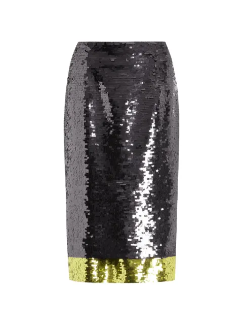 16Arlington Nyla sequin midi skirt Brown SMD196SS2601SQUARESEQUIN