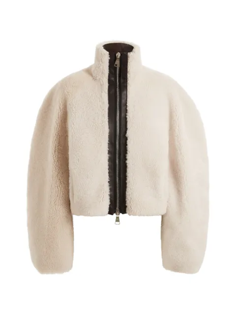 16Arlington Nofre shearling zip jacket Neutrals J129SS2601SHEARLING