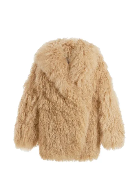 16Arlington Maryam shearling jacket Neutrals J132SS2601MONGOLIANSHEARLING