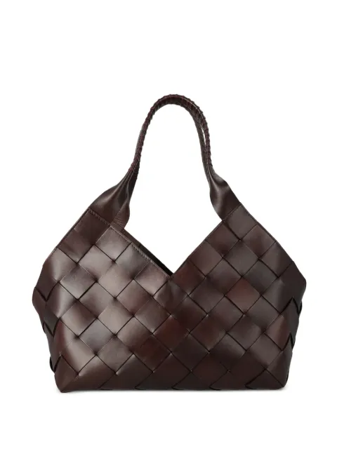 DRAGON DIFFUSION Castello woven tote bag Brown 8111