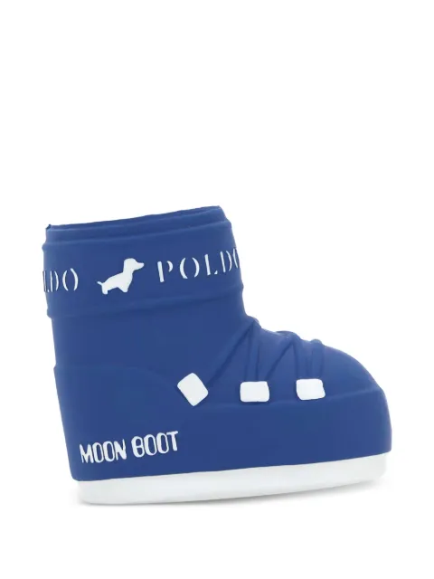 POLDO DOG COUTURE x Moon Boot logo-print squeak toy Blue MBTO0003