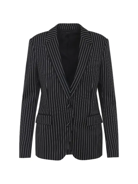 TOM FORD pinstripe blazer Black GI3069FAX1693NWF