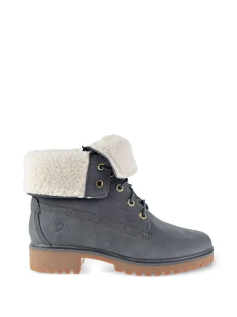 Timberland Jayne fleece fold-down boots Grey TB0A1SGI