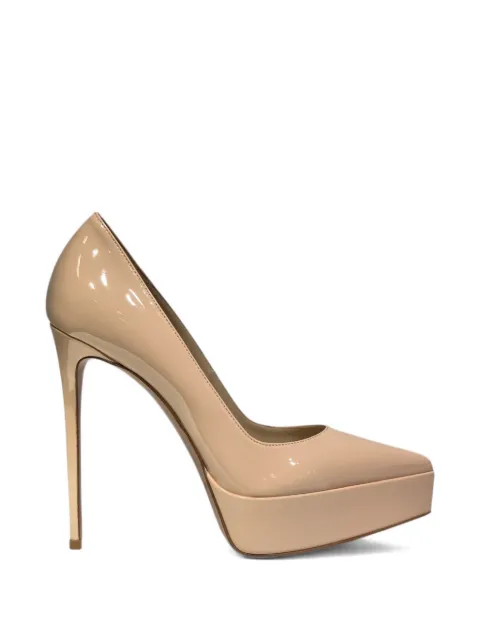 Le Silla platform stiletto heeled pumps Neutrals 2868V090R1PPGSL