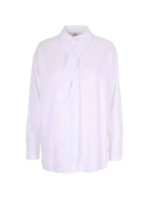 Elisabetta Franchi tie-cuff shirt White CA15261E2