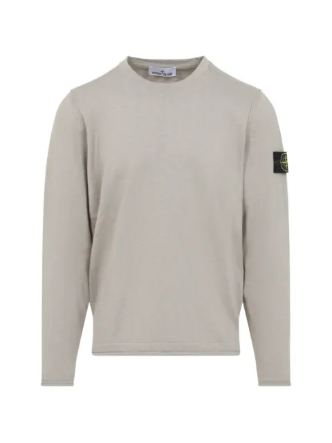 Stone Island 5100052 organic cotton and nylon sweater Neutrals L1S155100052S00B0