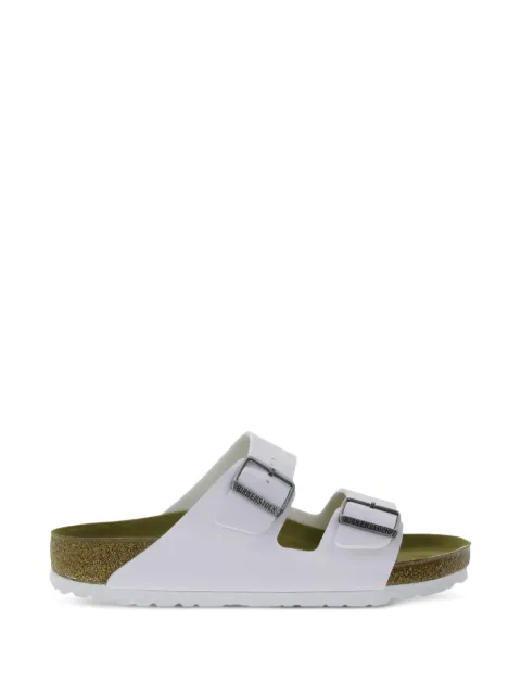 Birkenstock Arizona buckle-fastening leather sandals White 0552681