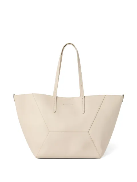 Brunello Cucinelli BC Duo leather tote bag Neutrals MBXAD2571C8905