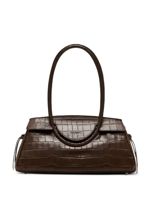 STAUD Maude logo-detail shoulder bag Brown H26R6014SC