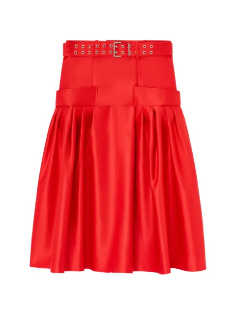 GANNI skirt in duchesse satin Red A1090103
