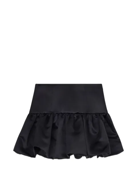 GANNI skirt in black satin Black A1090241