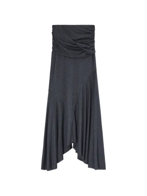 GANNI long skirt in grey jersey Grey A1090101