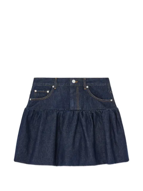 GANNI skirt in rinse denim Blue A1090097