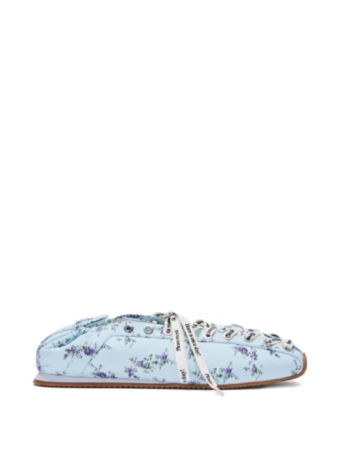 GANNI floral print sneakers Blue B1040028