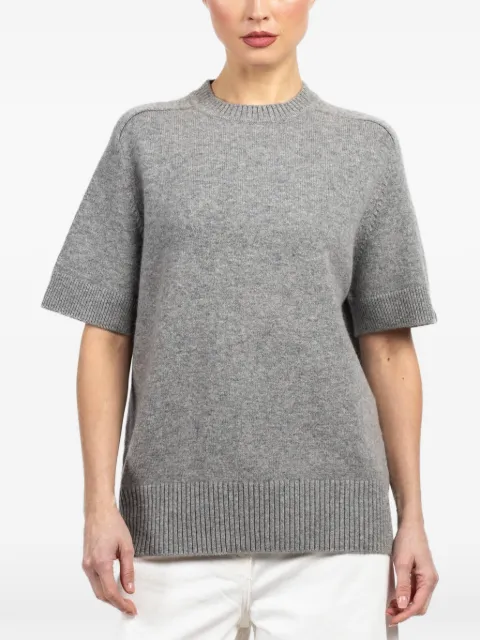 extreme cashmere short-sleeve sweater Grey 45420901TU05