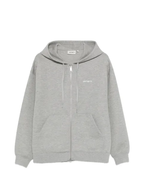 Carhartt WIP drawstring zip sweatshirt Grey I036028