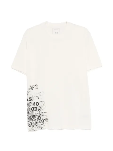 Y-3 print T-shirt Neutrals KR2224