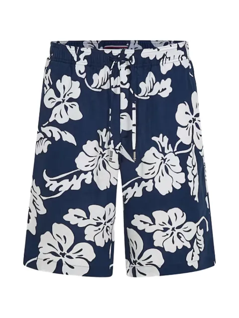 Tommy Hilfiger Harlem floral-print shorts Blue MW0MW37755