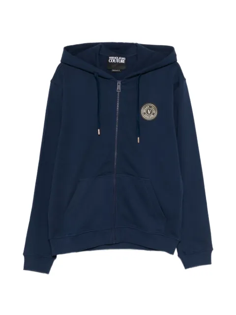 Versace Jeans Couture zip-fastening hoodie Blue 80GAIT03CF01T