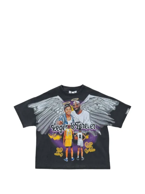 duaa Forever graphic T-shirt Grey DUAFTSBGAW25