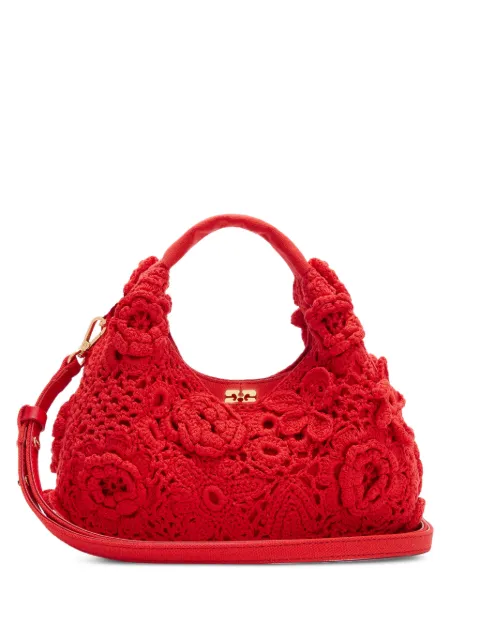 GANNI mini bag in red crochet Red B2070133