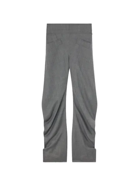 GANNI pants in grey wool melange Grey A1080127
