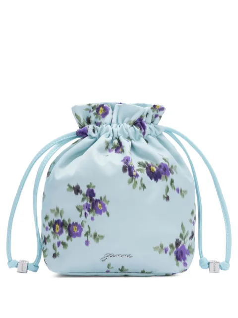 GANNI pouch in printed nylon Blue B3010280
