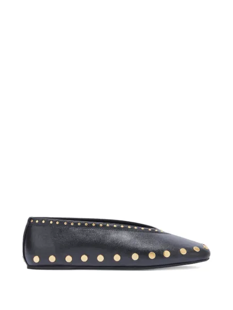 GANNI Jenny ballerinas in black Black B1020168