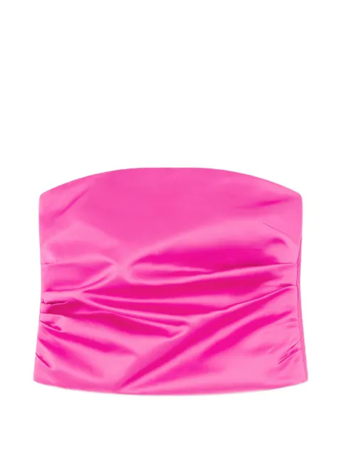 GANNI top in duchesse satin Pink A1040263