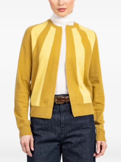 Frenckenberger sun-striped cardigan Yellow S26500RX