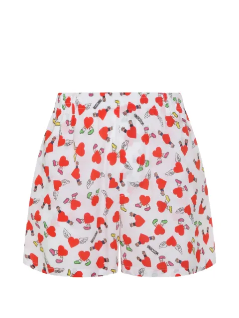 Moschino printed shorts White ZZV0331025910001