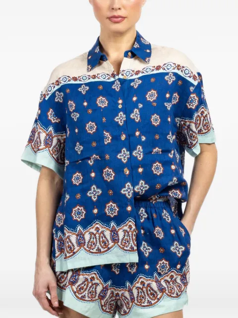 BOTEH patterned shirt Blue BBA250447