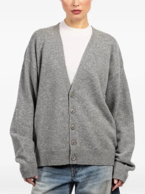 extreme cashmere Jonah button V-neck cardigan Grey 45920901TU